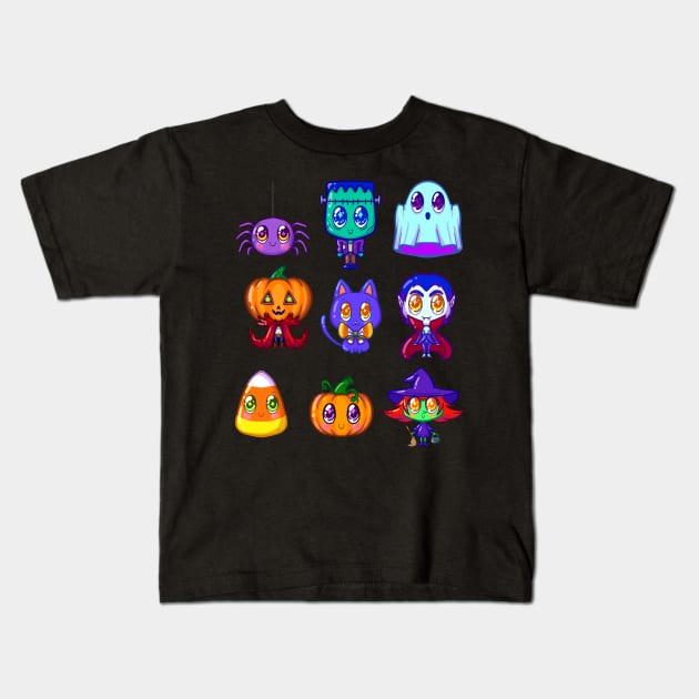 Cute little monsters Kids T-Shirt by koneko